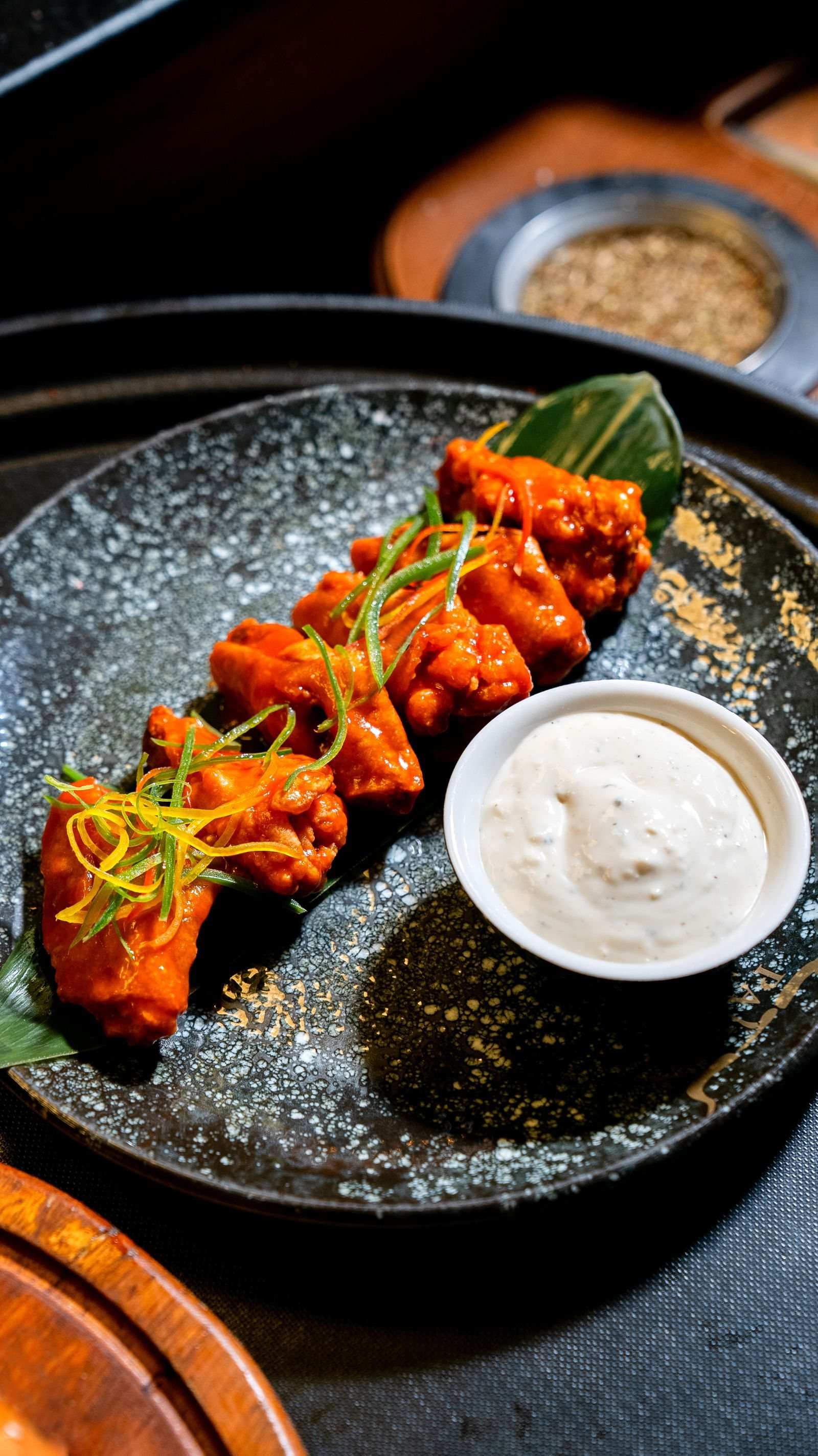 Buffalo Wings with Blue Cheese Dip