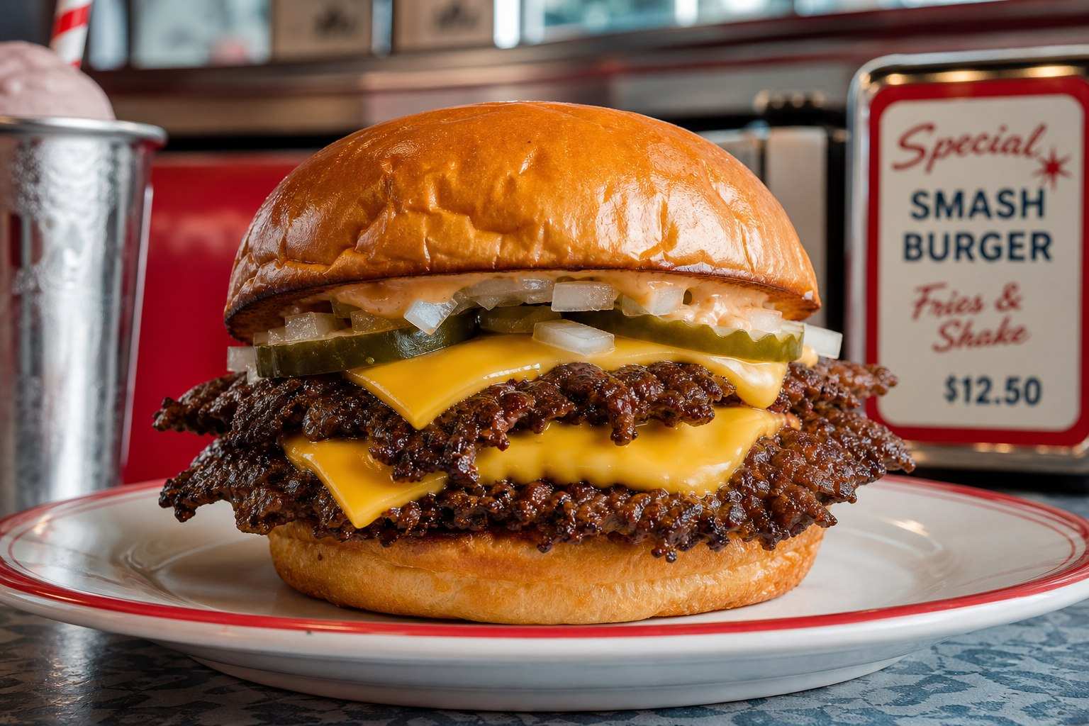 Diner-Style Smash Burgers