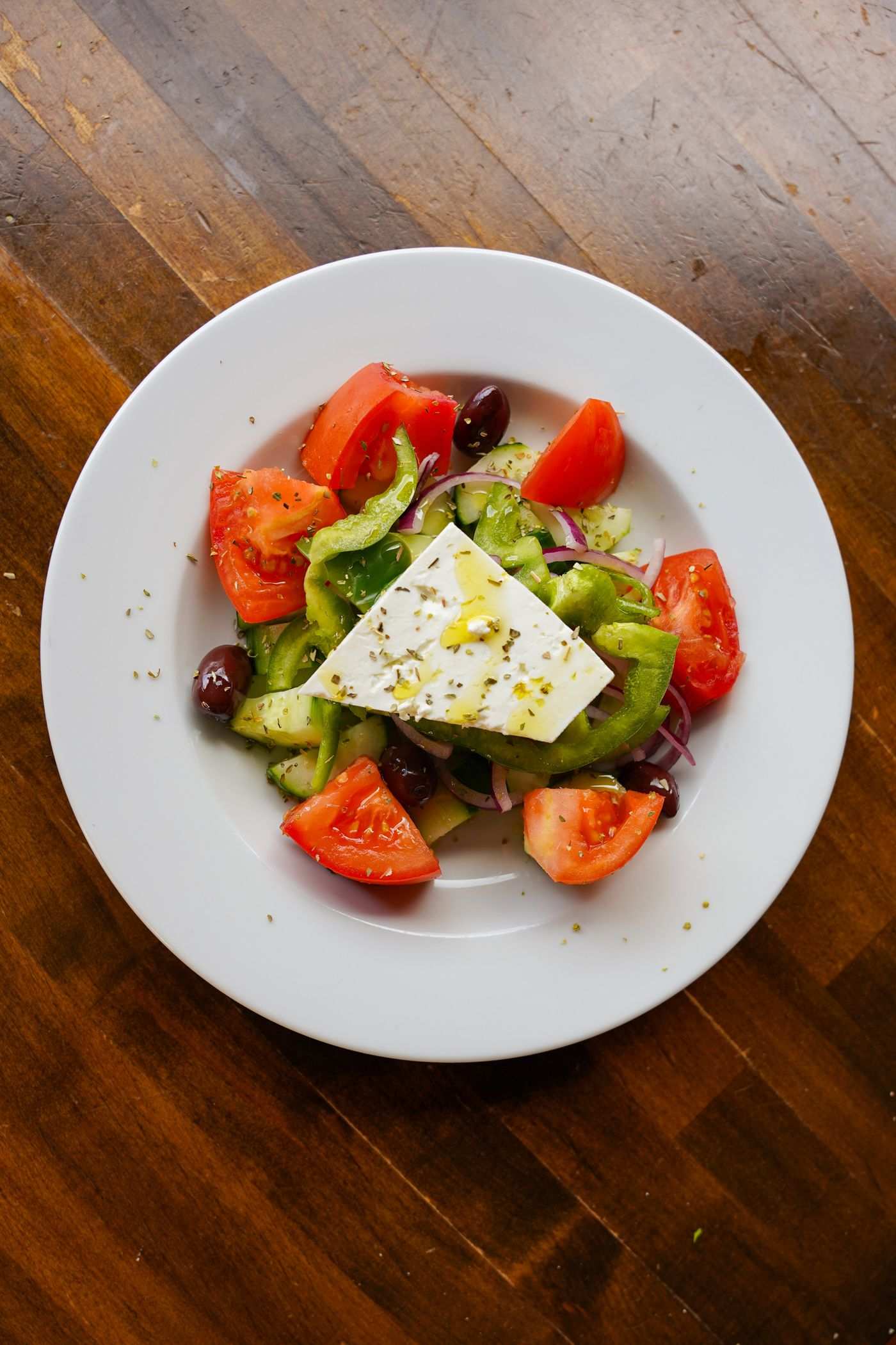 Greek Village Salad (Horiatiki)
