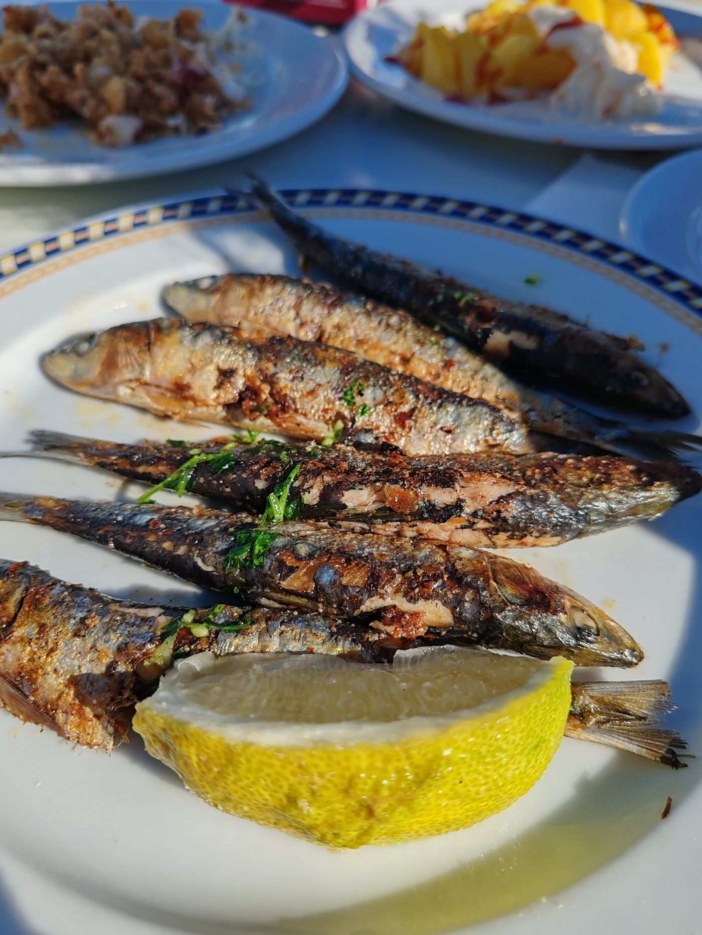 Fried Sardines with Lemon