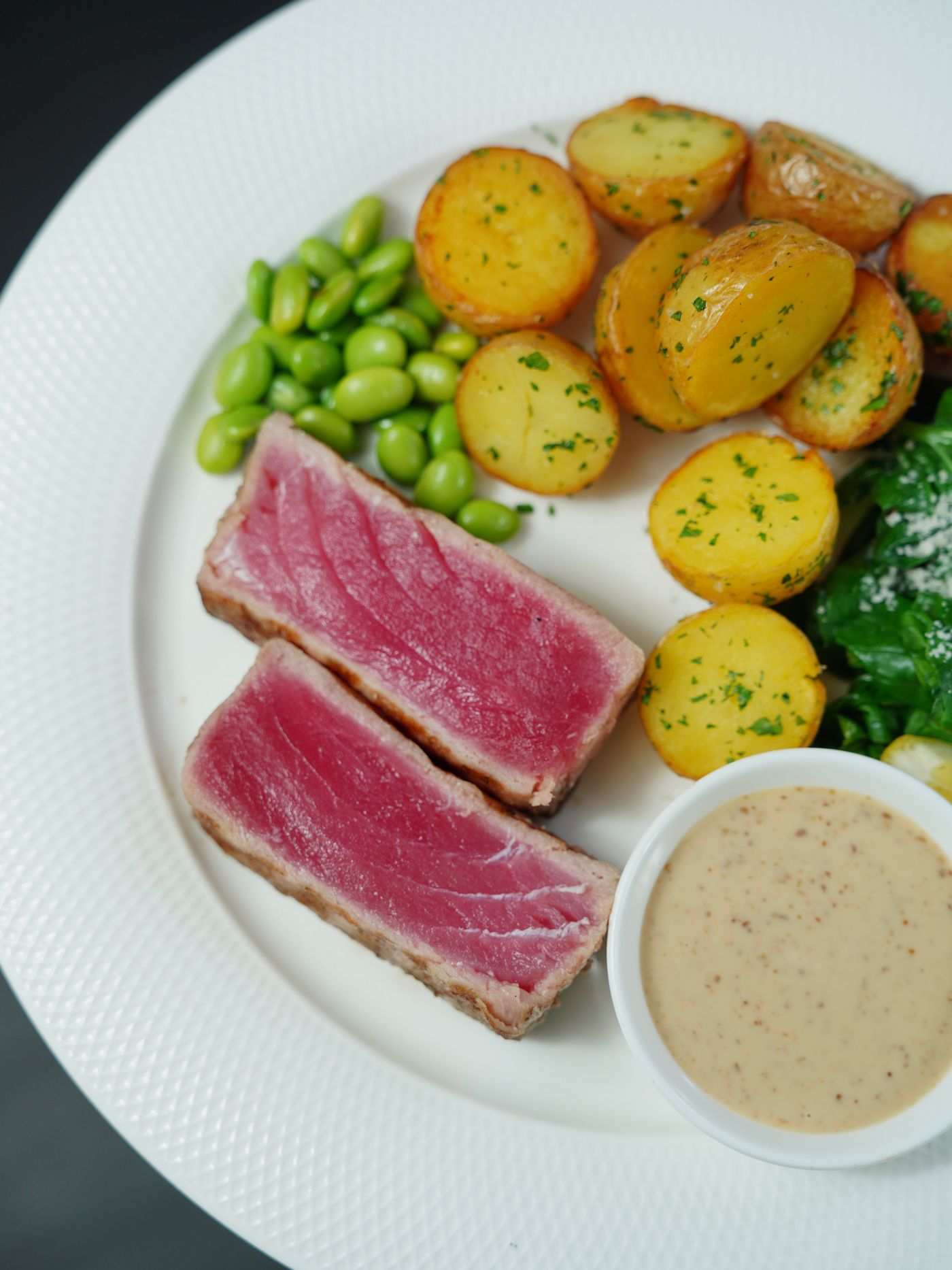Seared Tuna Steak with Sesame