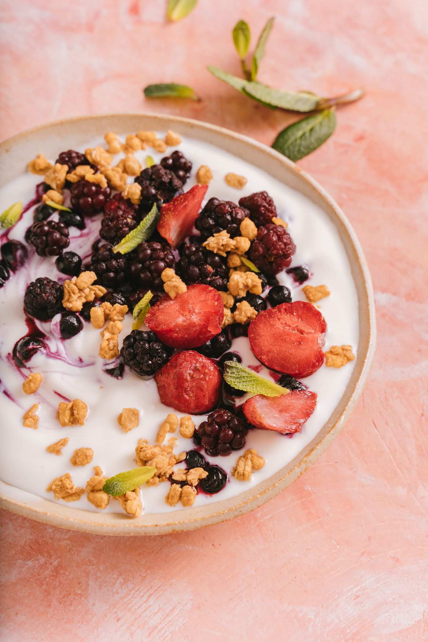 Greek Yoghurt Bowl with Nuts and Berries — photo 2