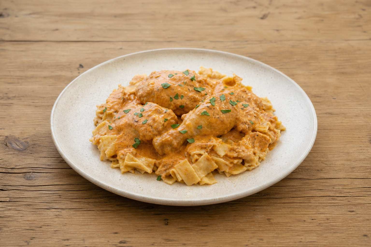 Chicken Paprikash With Homemade Mlinci