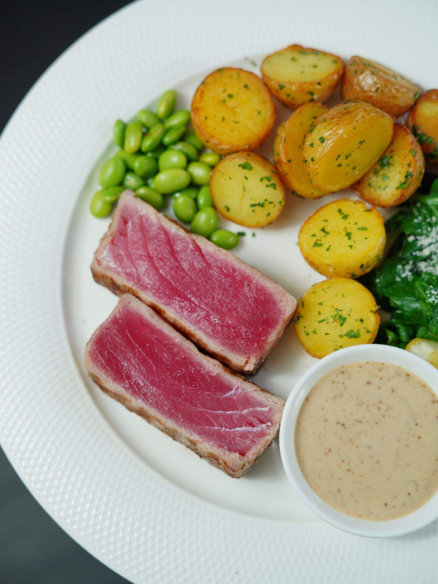 Seared Tuna Steak with Sesame