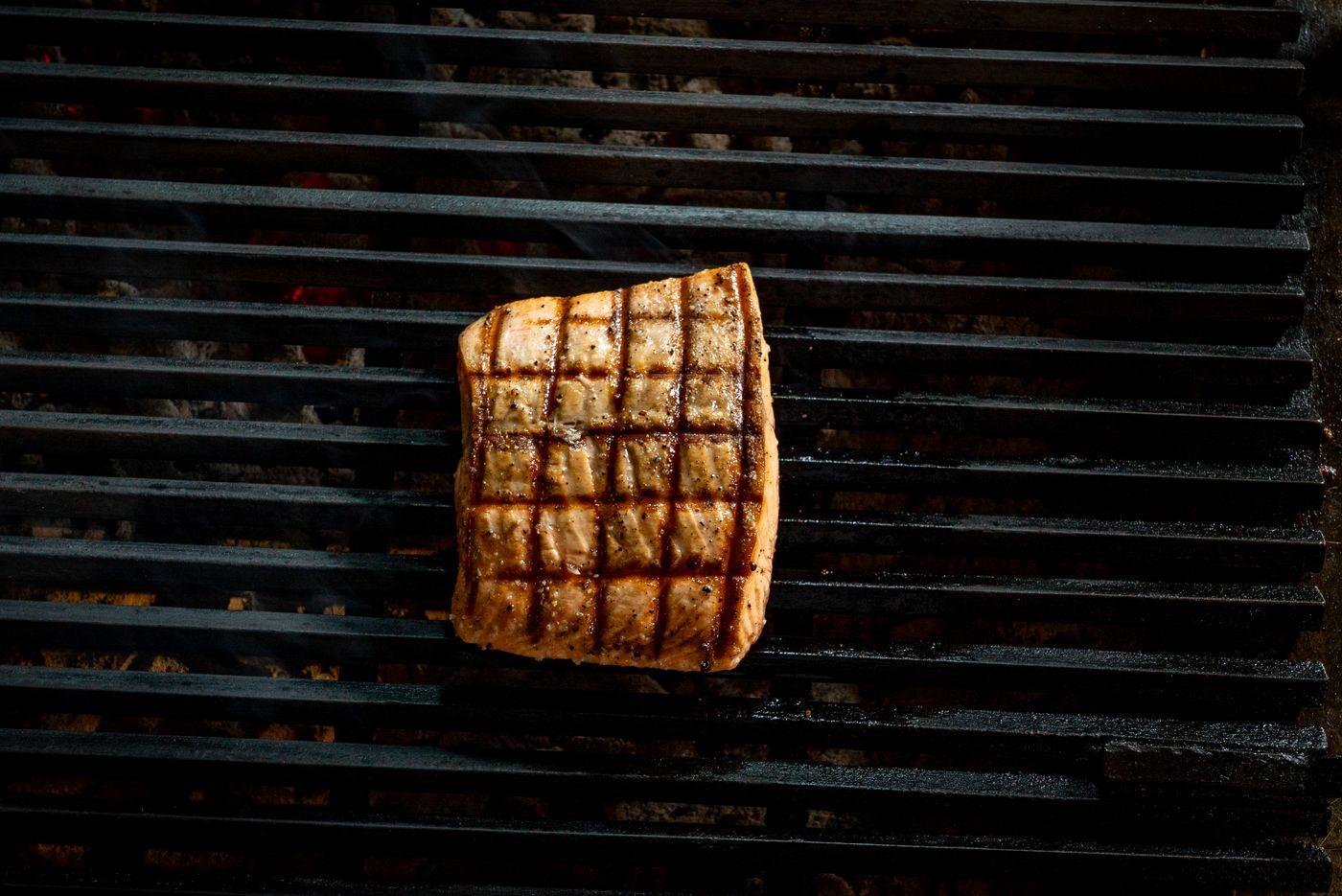 Grilled Shark Steak with Chilli and Lime